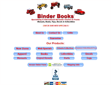 Tablet Screenshot of binderbooks.com